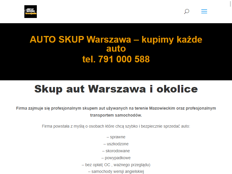 skup aut Warszawa