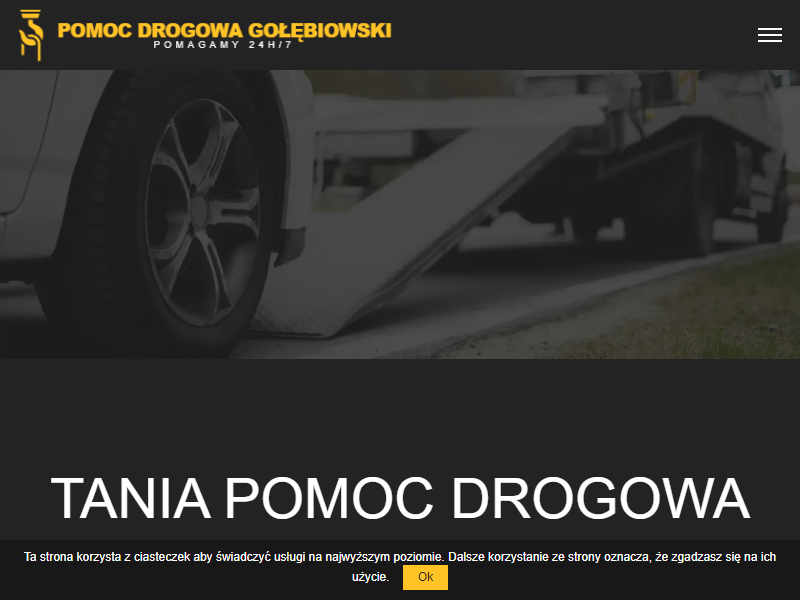 Możliwość skorzystania z usługi odholowania dla motocykli realizowana przez markę POMOC DROGOWA GOŁĘBIOWSKI 